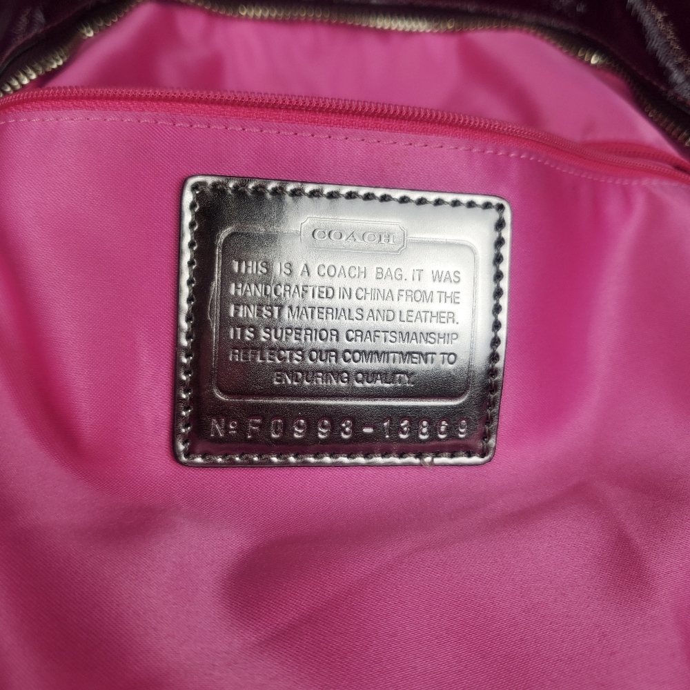 COACH POPPY VERY RARE SPOTLIGHT SHOULDER OR HANDBAG - Picture 10 of 17